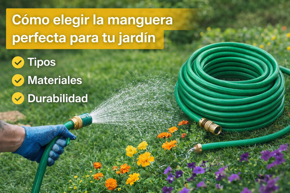 Cómo elegir la manguera perfecta para tu jardín: Guía definitiva 2026