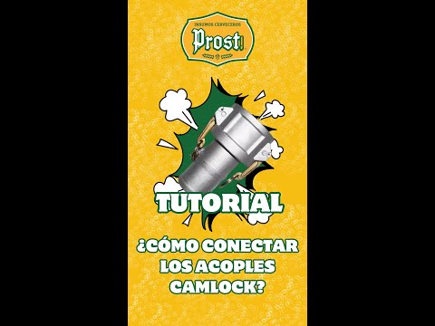 Cómo conectar la manguera plana con acoples Camlock